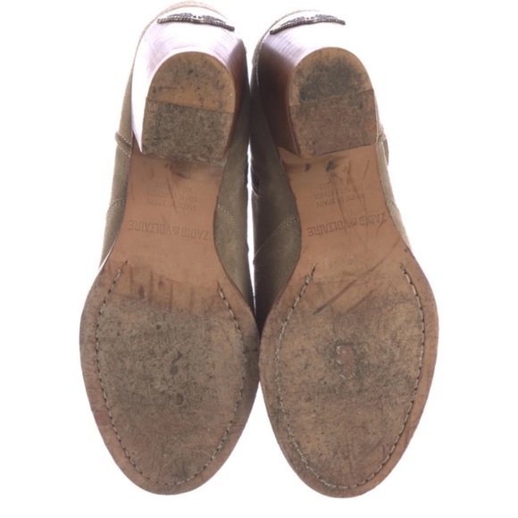 Zadig & Voltaire Tan Molly Suede Heeled Boots size 40 / US 9 - Picture 7 of 7
